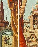 St Peter and St John the Baptist, details (Griffoni Polyptych) sdf